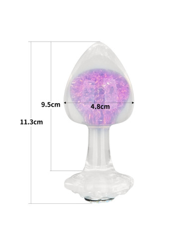 Gemoria Silicone Butt Plug - purple