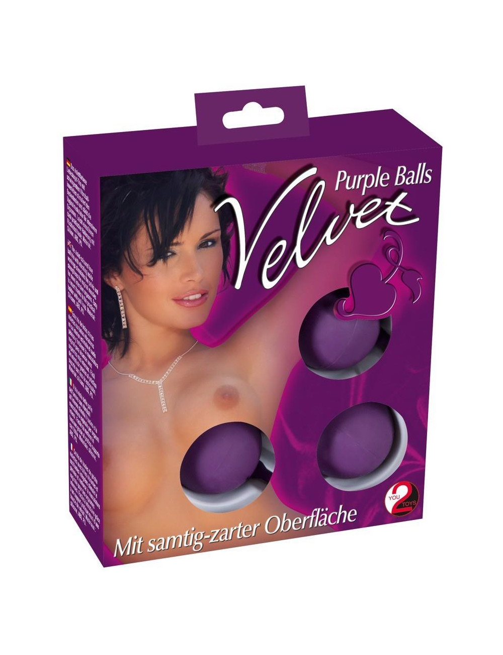 Velvet Balls Triple - Kulki bez wibracji do treningu dna miednicy