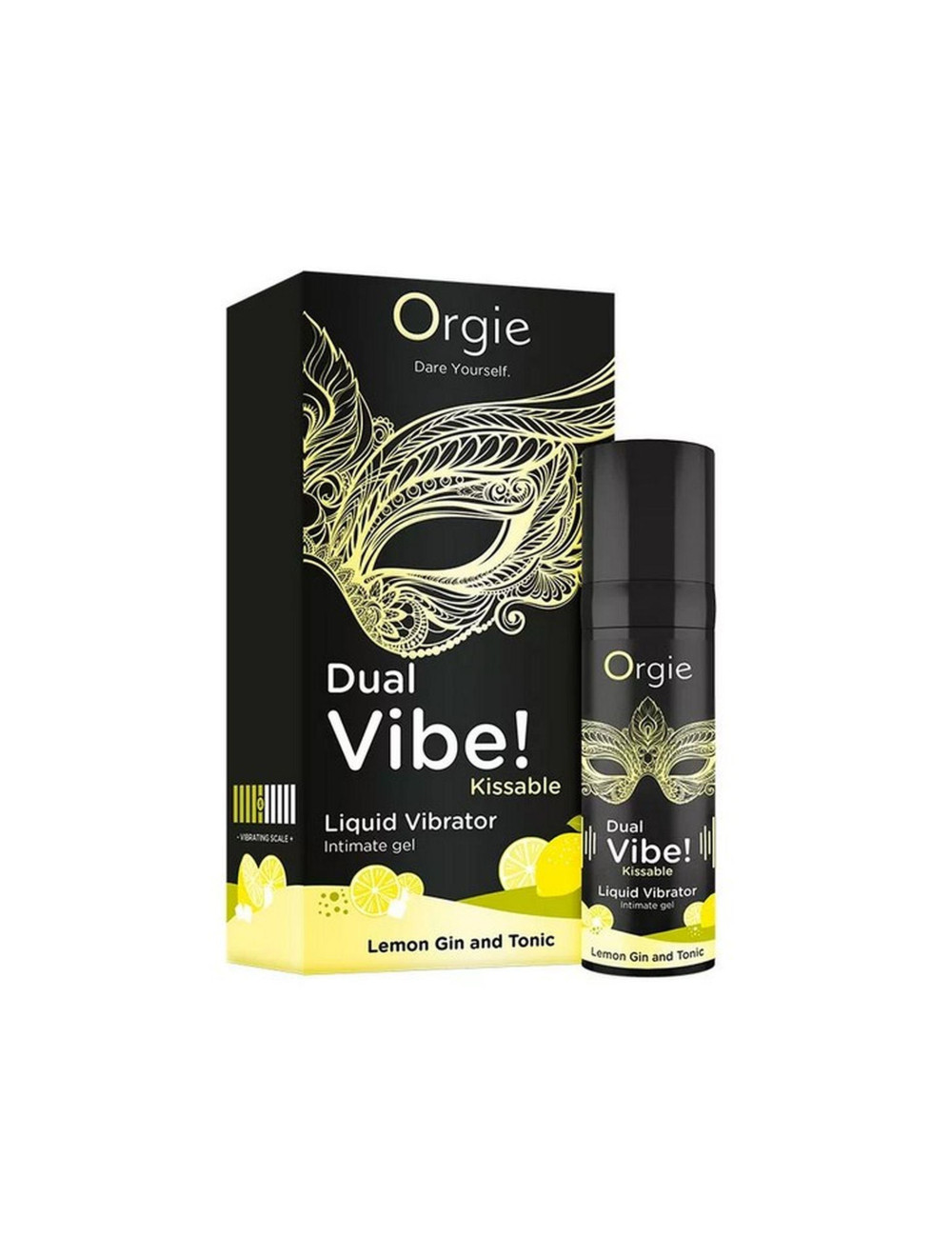 Dual Vibe! Kissable Liquid Vibrating Lemon Gin And Tonic