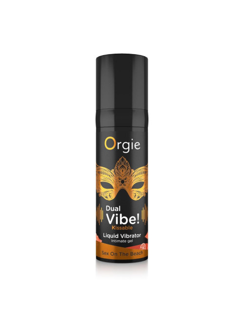DUAL VIBE! SEX ON THE BEACH KISSABLE LIQUID VIBRATOR - 15 ML