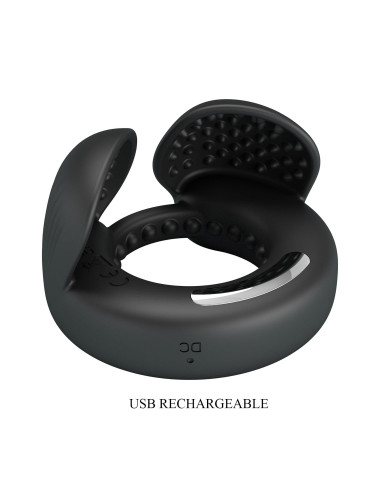 Pretty Love Quentin Vibrating Silicone Cock Ring