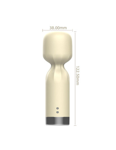 Vibrator - Silk Pulse  - ecru