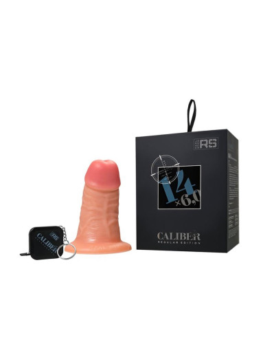 Realistic dildo Caliber 14/6 , PVC, flesh,  length 14cm, diameter 6cm