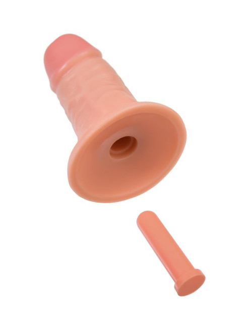 Realistic dildo Caliber 14/6 , PVC, flesh,  length 14cm, diameter 6cm
