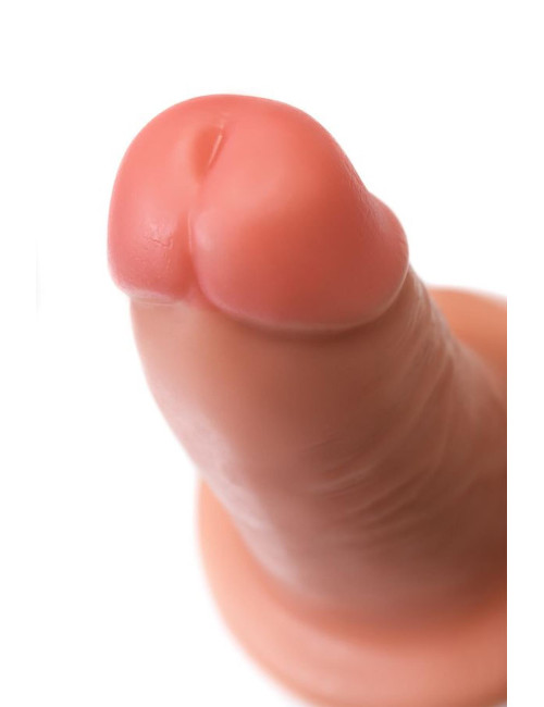 Realistic dildo Caliber 14/6 , PVC, flesh,  length 14cm, diameter 6cm