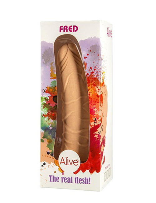 Dildo Fantom Ciała Ludzkiego Fred - Realistyczne Zabawki, Dildo 21 cm, Bez ftalanów