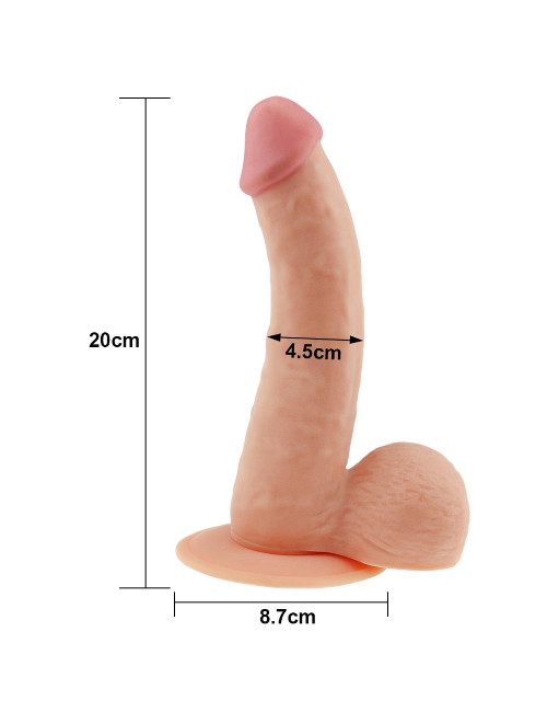 Lovetoy Ultra Soft Dude Realistyczne Dildo z Cyber Skóry