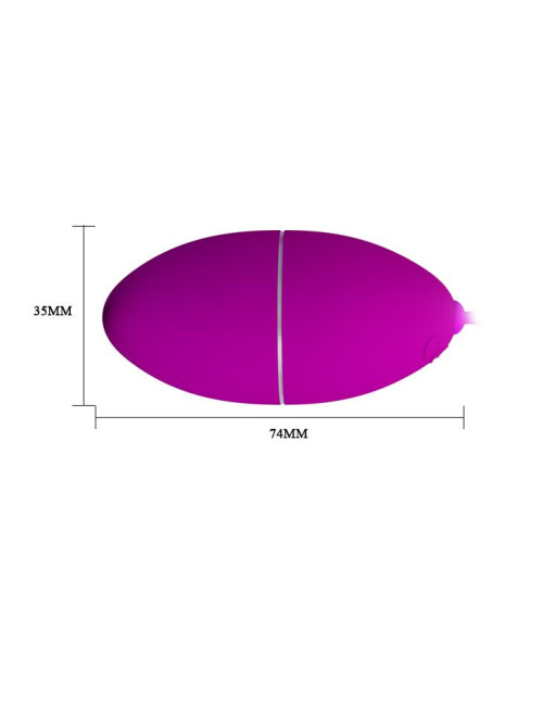 Pretty Love Hyper EGG 12 funkcji wibracji - bezprzewodowe jajko wibracyjne z pilotem