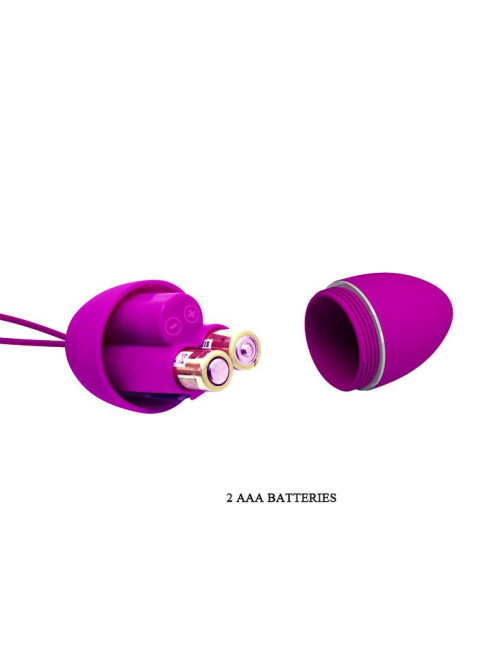 Pretty Love Hyper EGG 12 funkcji wibracji - bezprzewodowe jajko wibracyjne z pilotem