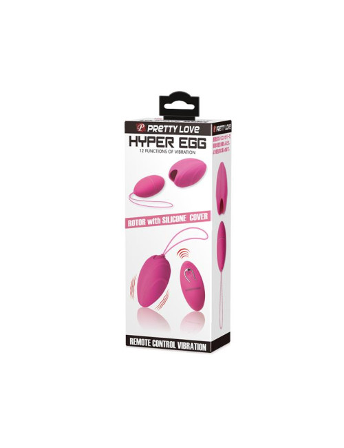 Pretty Love Hyper EGG 12 funkcji wibracji - bezprzewodowe jajko wibracyjne z pilotem
