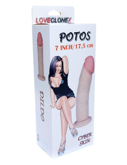 Dildo-POTOS-LOVECLONEX 7 – Cyber Skóra, Ultra Realistyczny, 20,5 cm, Zabawki