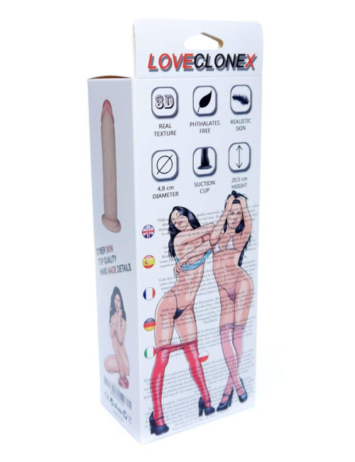 Dildo-POTOS-LOVECLONEX 7 – Cyber Skóra, Ultra Realistyczny, 20,5 cm, Zabawki