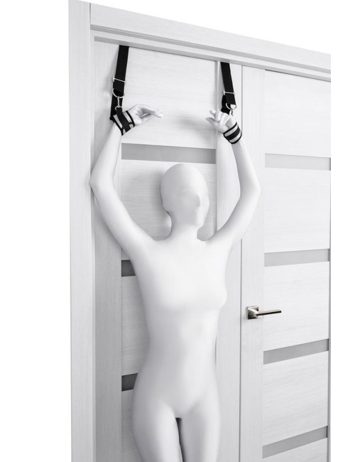 Anonymo hand clamps, polyester, silver, 23 cm