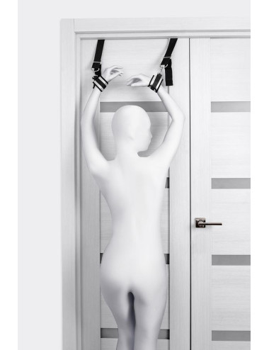 Anonymo hand clamps, polyester, silver, 23 cm