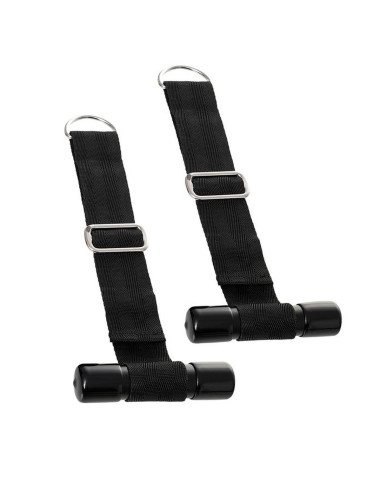 Anonymo hand clamps, polyester, silver, 23 cm