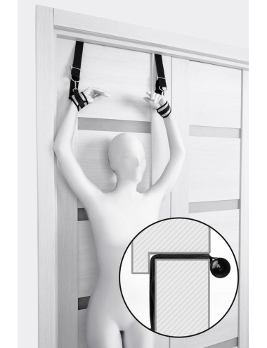 Anonymo hand clamps, polyester, silver, 23 cm