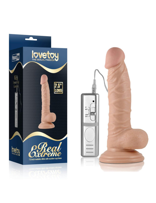 Lovetoy 7.5 Real Extreme Wibracyjne Dildo Flesh
