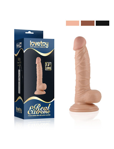 7.5 Real Extreme Vibrating Dildo Flesh