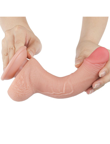 7.5'' Sliding Skin Dual Layer Dong Flesh