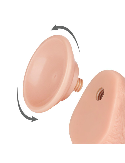 Realistyczny dildo Lovetoy Sliding Skin 7,5 cala cielisty