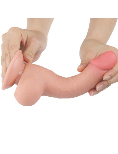 7.5'' Sliding Skin Dual Layer Dong Flesh