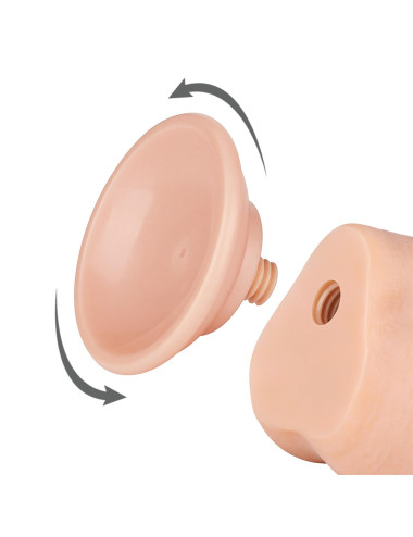 7.5'' Sliding Skin Dual Layer Dong Flesh
