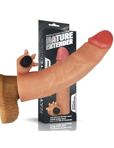 Add 2" Vibrating
Silicone Extender