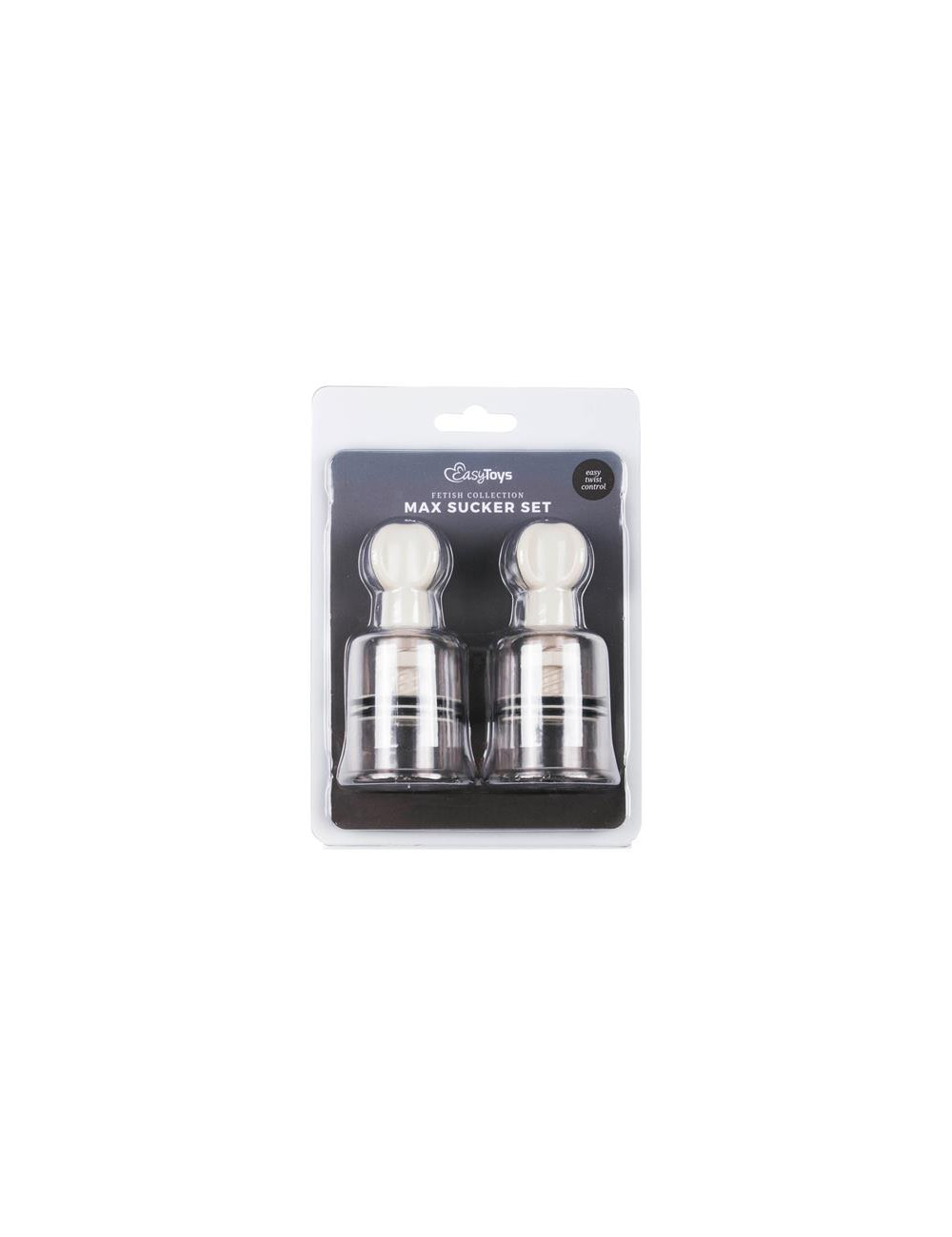 EasyToys Pompka do stymulacji sutków i łechtaczki Medium 2 szt.