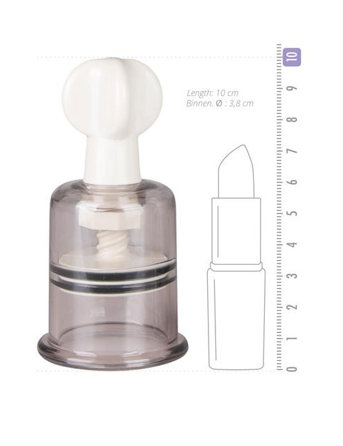 EasyToys Pompka do stymulacji sutków i łechtaczki Medium 2 szt.