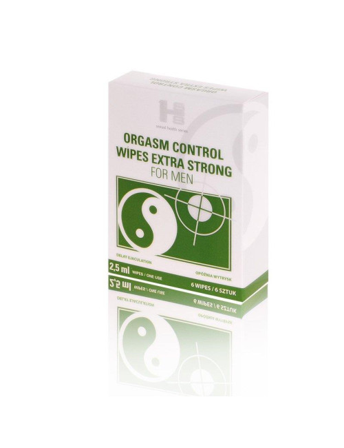 Supl.diety-Orgasm Control Wipes 6szt.