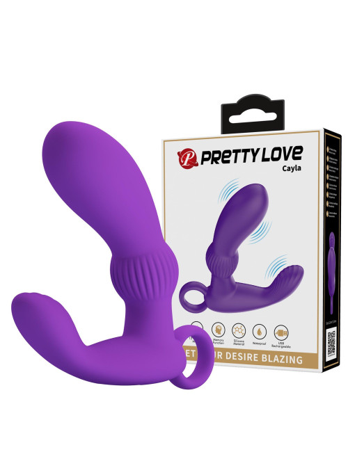 Pretty Love Cayla - Fioletowy wibrator z 12 funkcjami i pamięcią