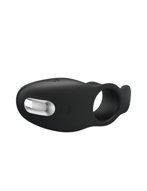 Nakładka na penis Pretty Love z 7 funkcjami wibracji Black