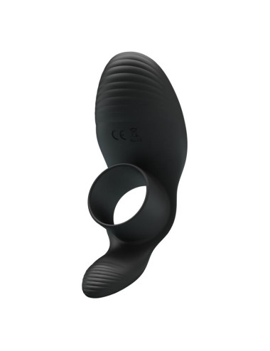 PRETTY LOVE - Vibration Penis Sleeve 7 FUNCTIONS BLACK