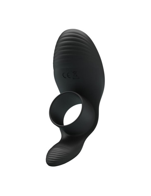 Nakładka na penis Pretty Love z 7 funkcjami wibracji Black