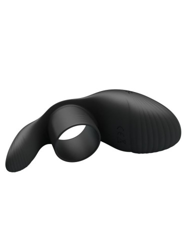 PRETTY LOVE - Vibration Penis Sleeve 7 FUNCTIONS BLACK