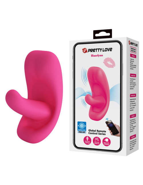 Pretty Love Hazelynn – Wibrator z aplikacja, silikonowy, 2 silniki, 12 tryby, wodoodporny