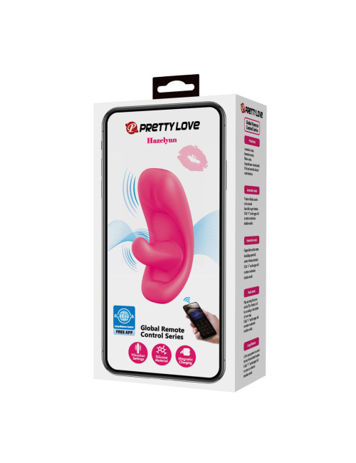 Pretty Love Hazelynn – Wibrator z aplikacja, silikonowy, 2 silniki, 12 tryby, wodoodporny