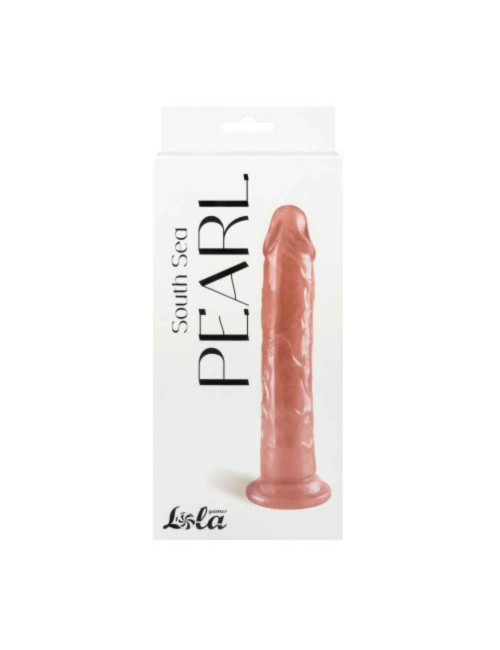 Dildo żelowy Pearlescent South Sea Pearl Pink - Realistyczny 20 cm opalizujące wykończenie Zabawki