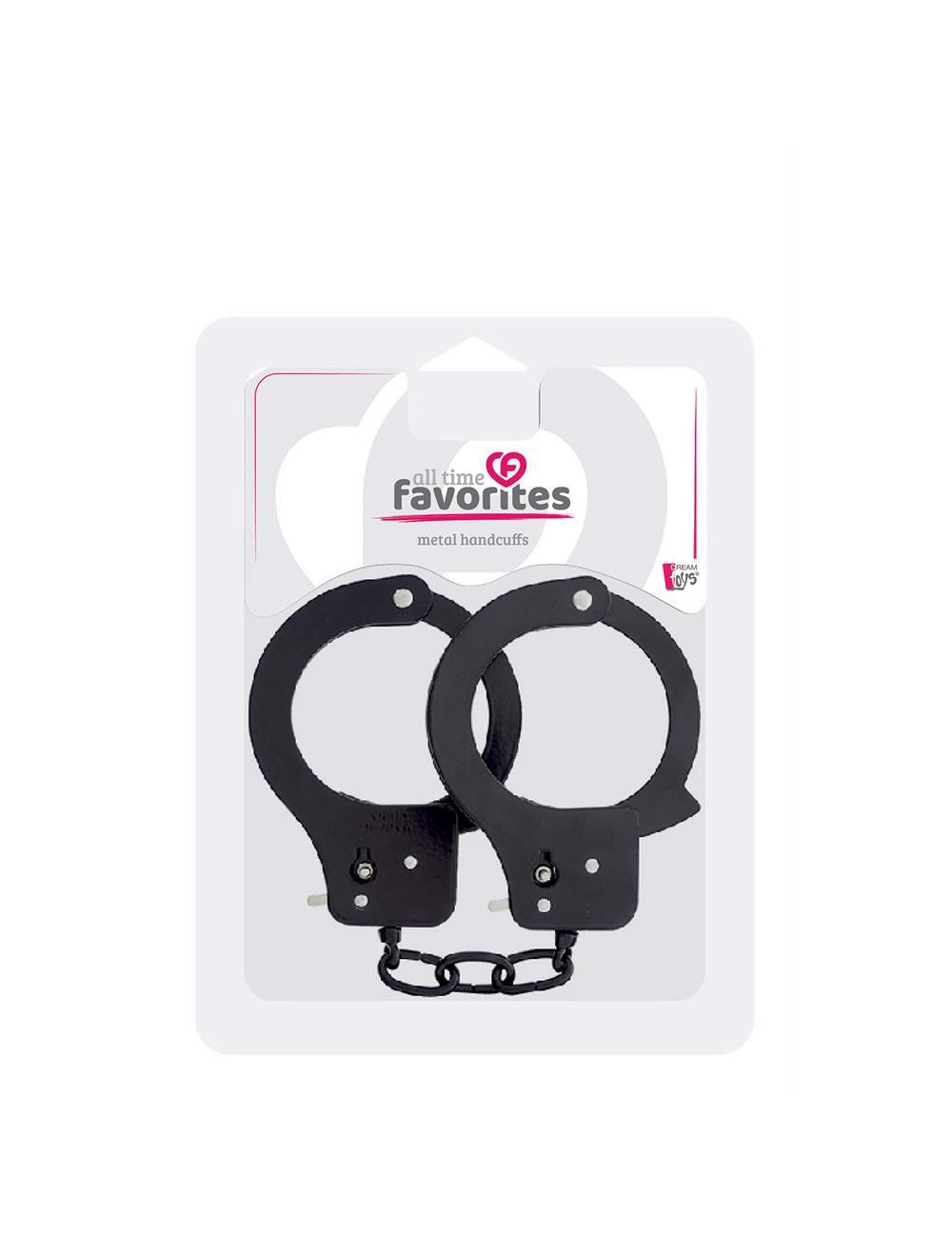 ALL TIME FAVORITES METAL CUFFS – Kajdanki BDSM ze Stali, Zabawki Dla Dorosłych, Bezpieczne i Wygodne
