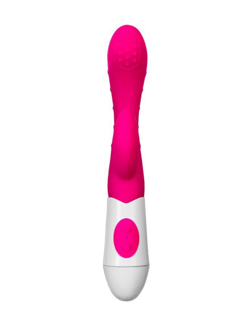 A-Toys Różowy Wibrator Nessy z Stymulatorem Łechtaczki