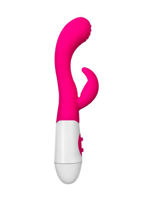 A-Toys Różowy Wibrator Nessy z Stymulatorem Łechtaczki