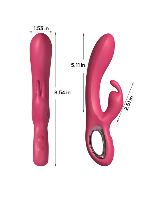 Króliczek Pink Wibrator - Zabawki, Wibratory, Króliczki, silikonowy, wodoodporny