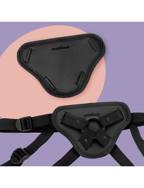 Crushious Snap Strap-On Uprząż z Kieszenią na Wibrujący Bullet