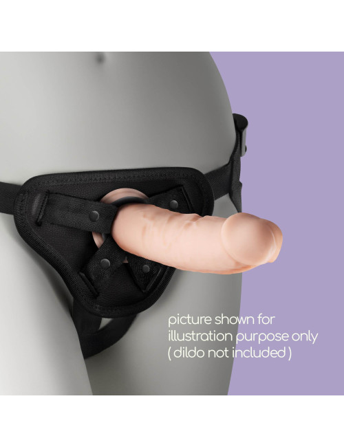 Crushious Snap Strap-On Uprząż z Kieszenią na Wibrujący Bullet