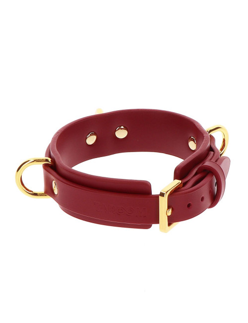 D-Ring Collar Deluxe Red