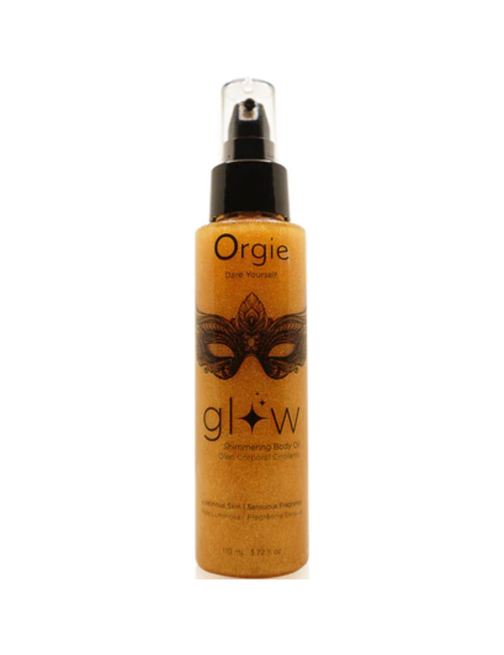 Glow Shimmering Body Oil – Afrodyzjak dla Kobiet, Olejek do Ciała, Rozświetlający Złoty Blask