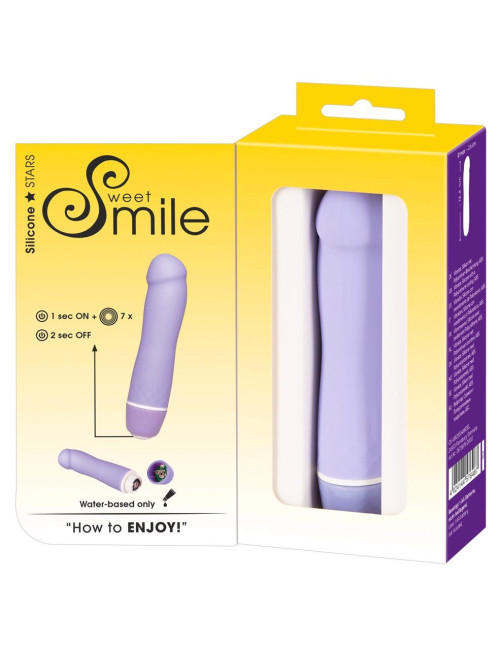 Sweet Smile Mini Silikonowy Wibrator Penis