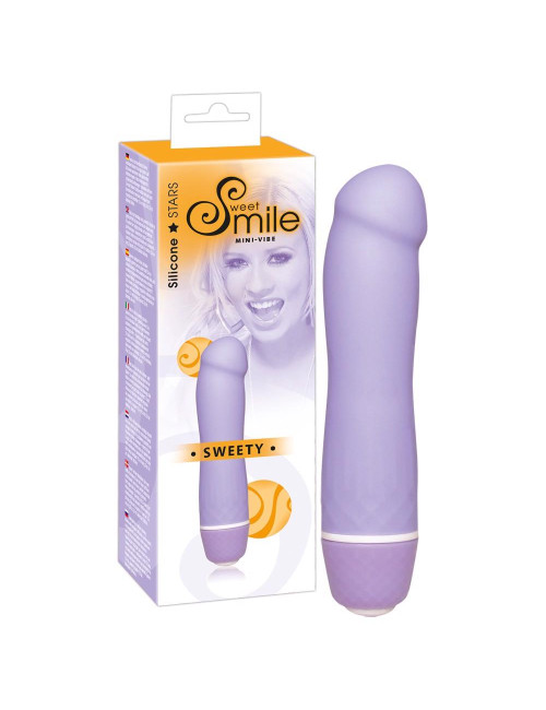 Sweet Smile Mini Silikonowy Wibrator Penis