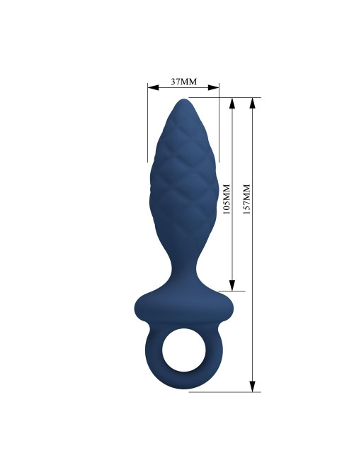 MR. PLAY Butt Plug with Loop – Size L