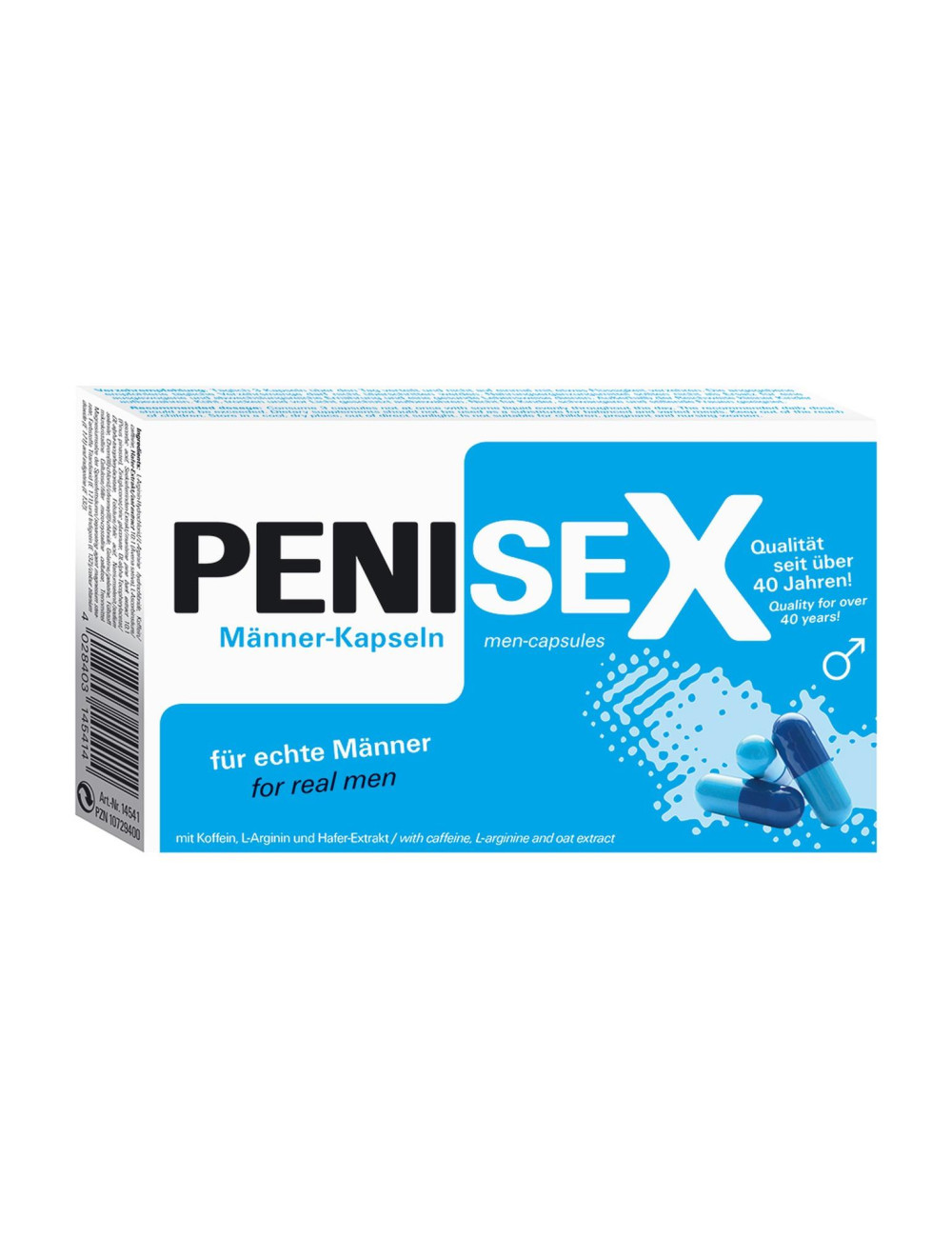 PENISEX Pro – Afrodyzjaki dla mężczyzn, kapsułki na erekcję, 40 kapsułek